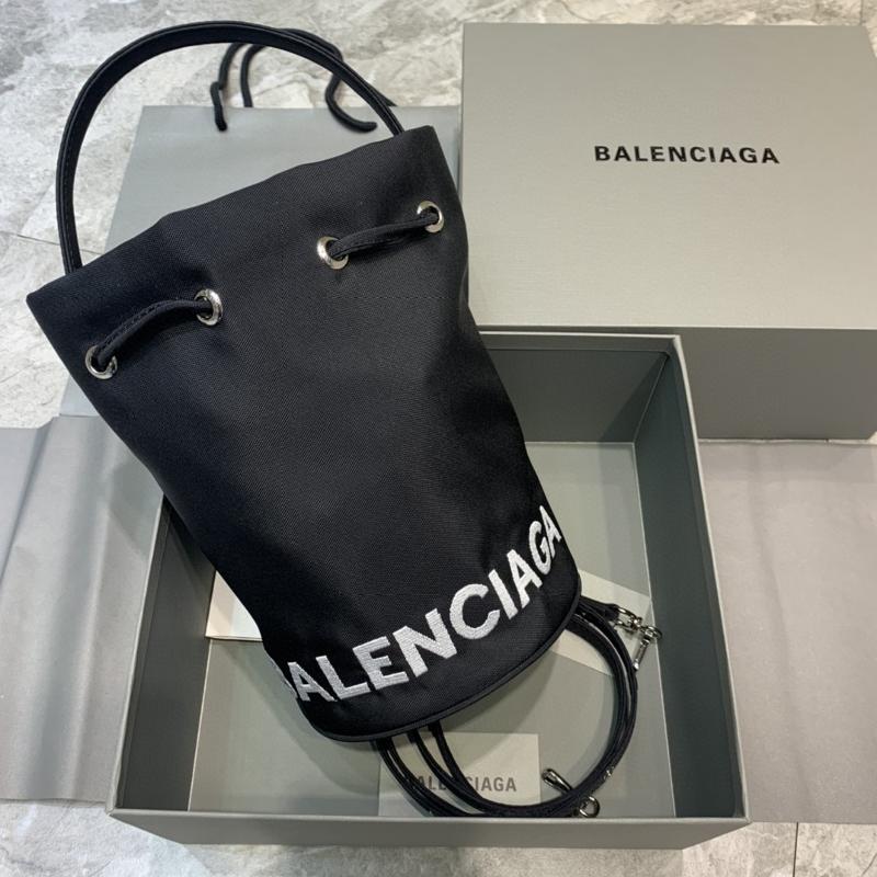 Balenciaga Bags 656683 nylon cloth black